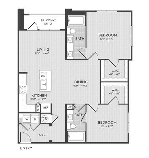 2Bed 2Bath-C at Stone Loch Apartments,Tomball, Texas
